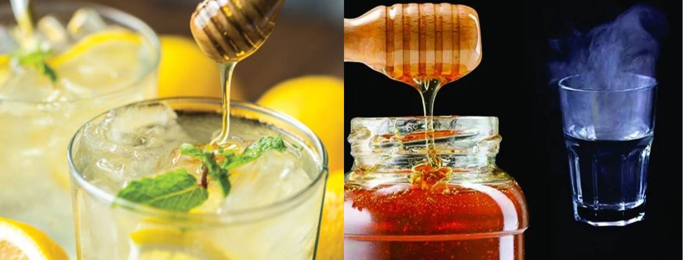 Honey with cold outlet water benefits